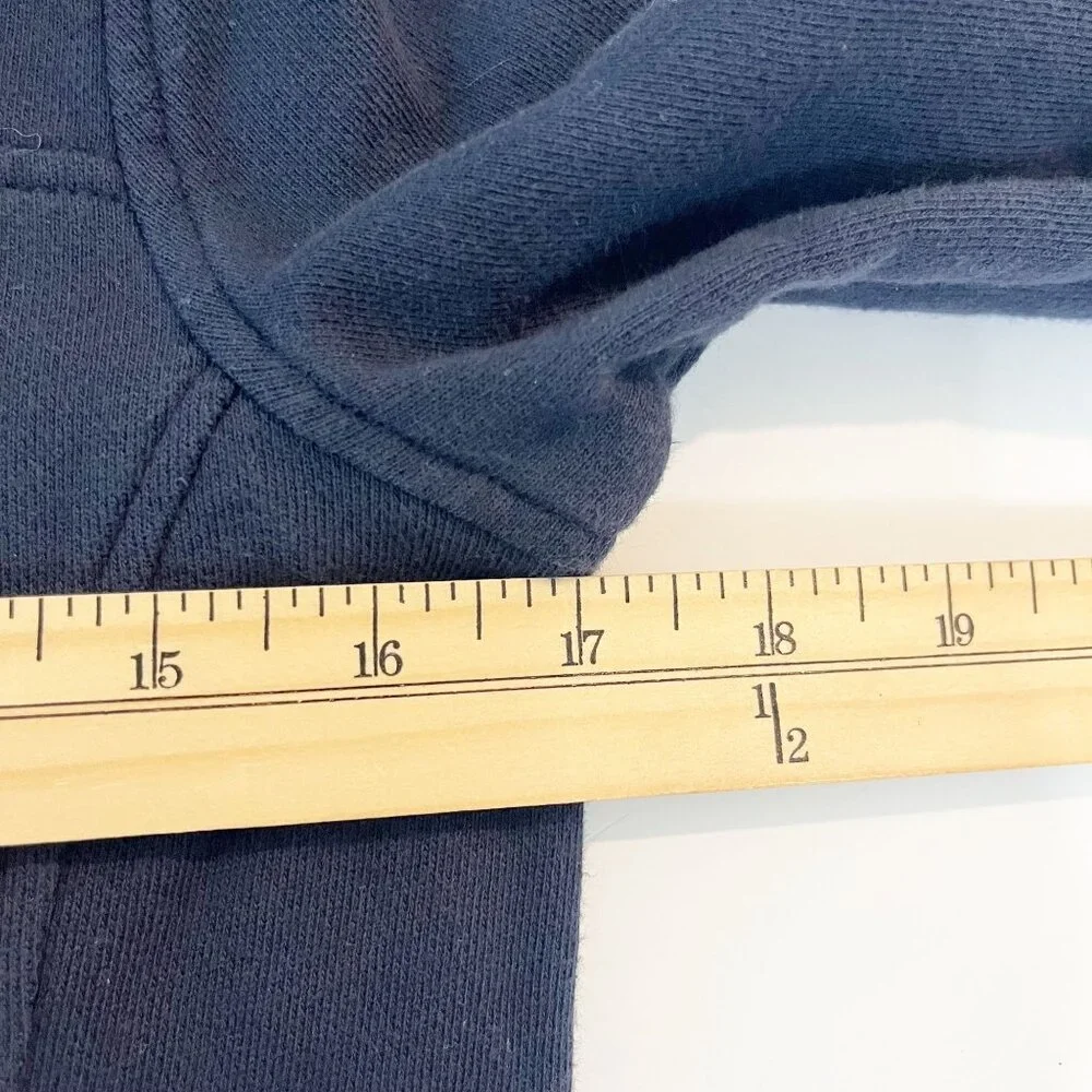 Vineyard Vines Women's Shep Shirt Navy Blue Whale Logo Quarter Zip Size XS‎